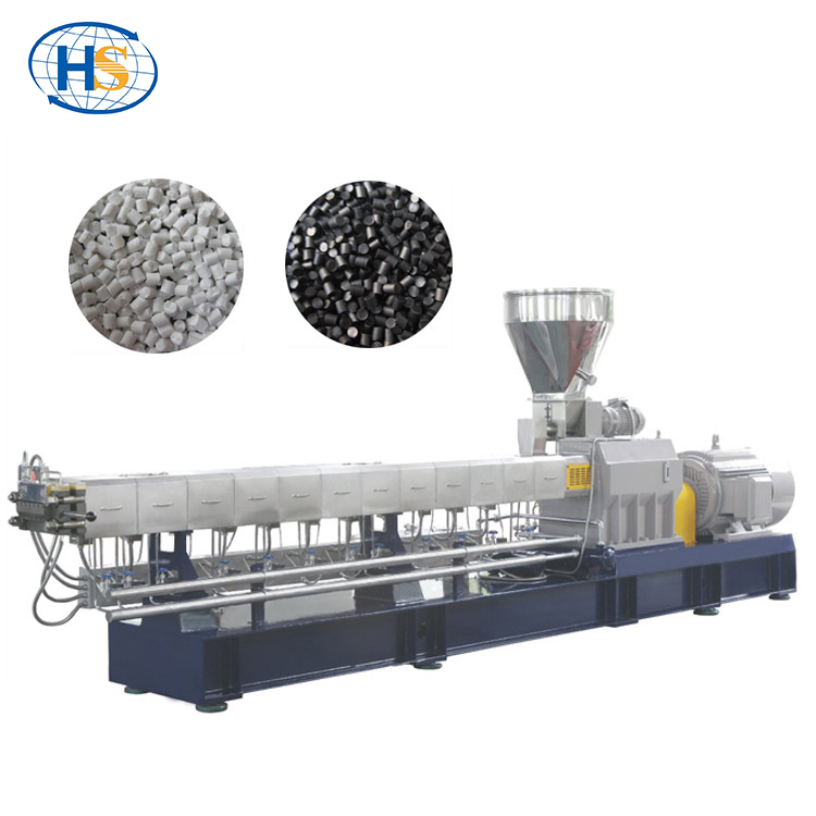 Twin screw extruder for master batch production