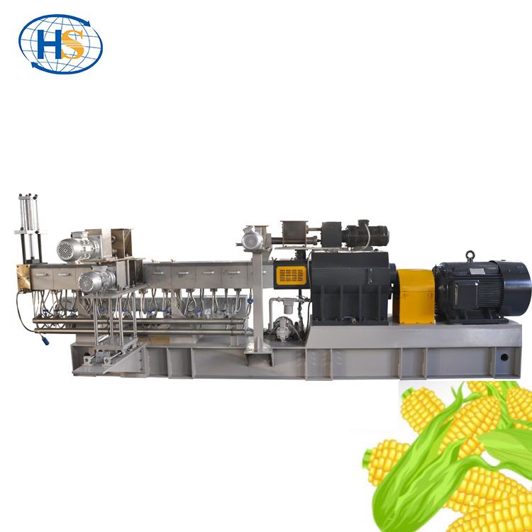 PVA+starch biodegradable granules making machine