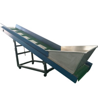 Belt Conveyor for Raw Material Feeding in Plastic Recycling and Pelletizing Line