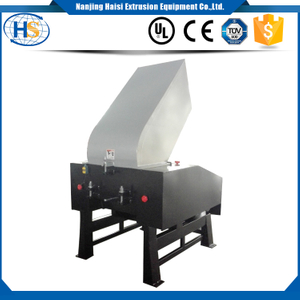 Crusher machine with blower for soft rubber film