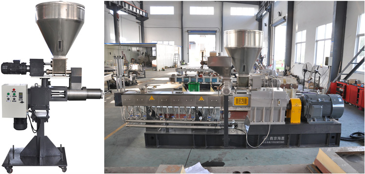 What are the advantages of the twin screw extruder?