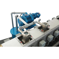 Twin Screw Extruder with Roots Vacuum Pump 