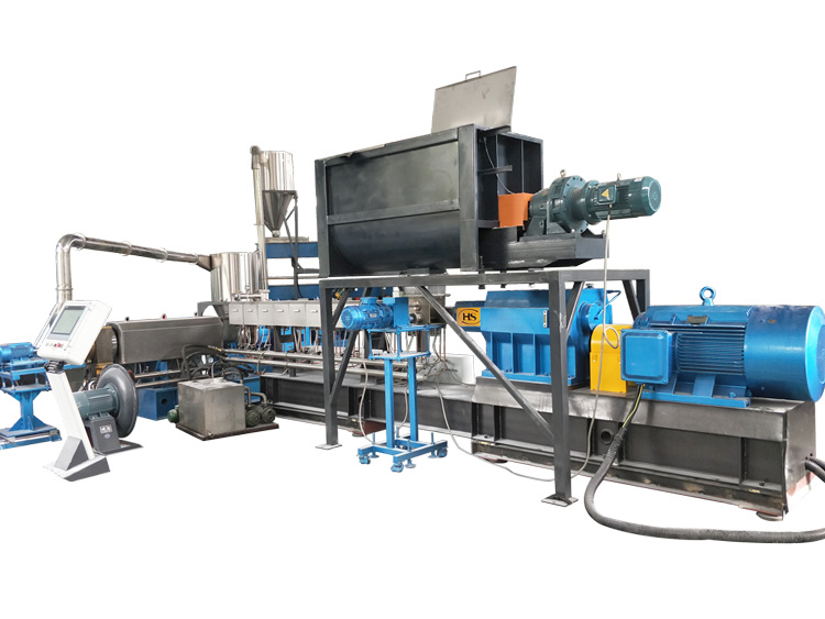 What is the workflow of the plastic granulator?