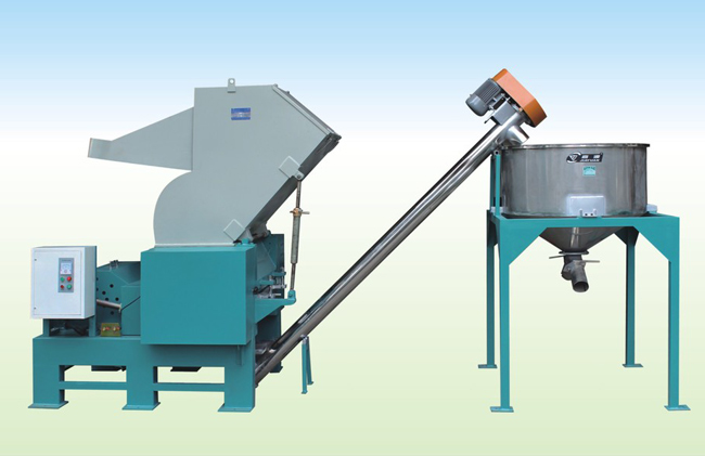 crusher with screw conveyor