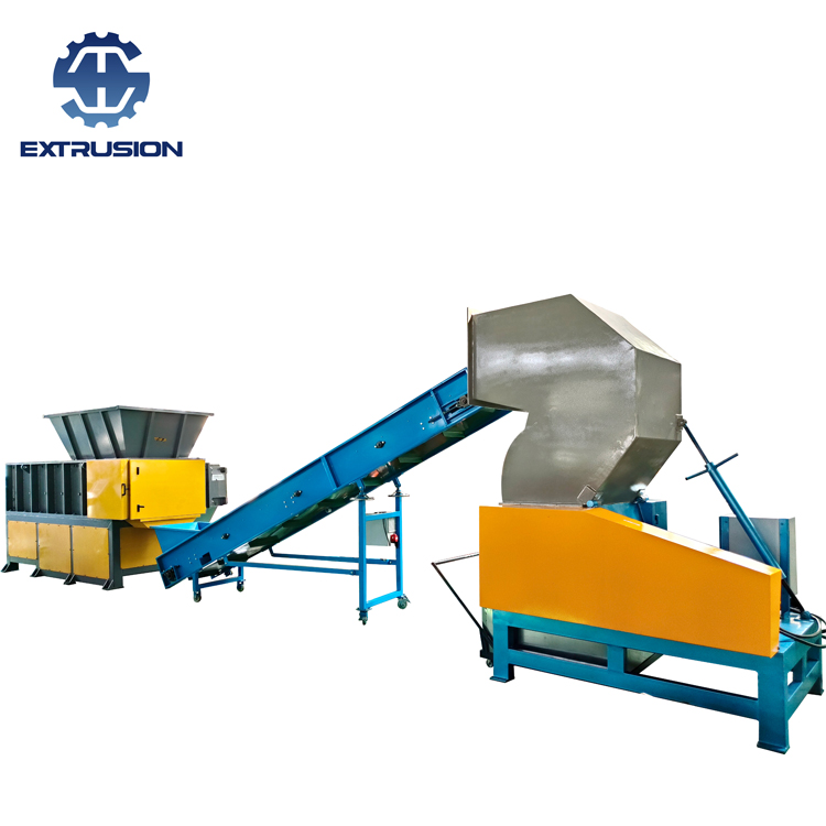 Two-Stage Single Screw Extruder for PVC Cable Recycling Pelletizing