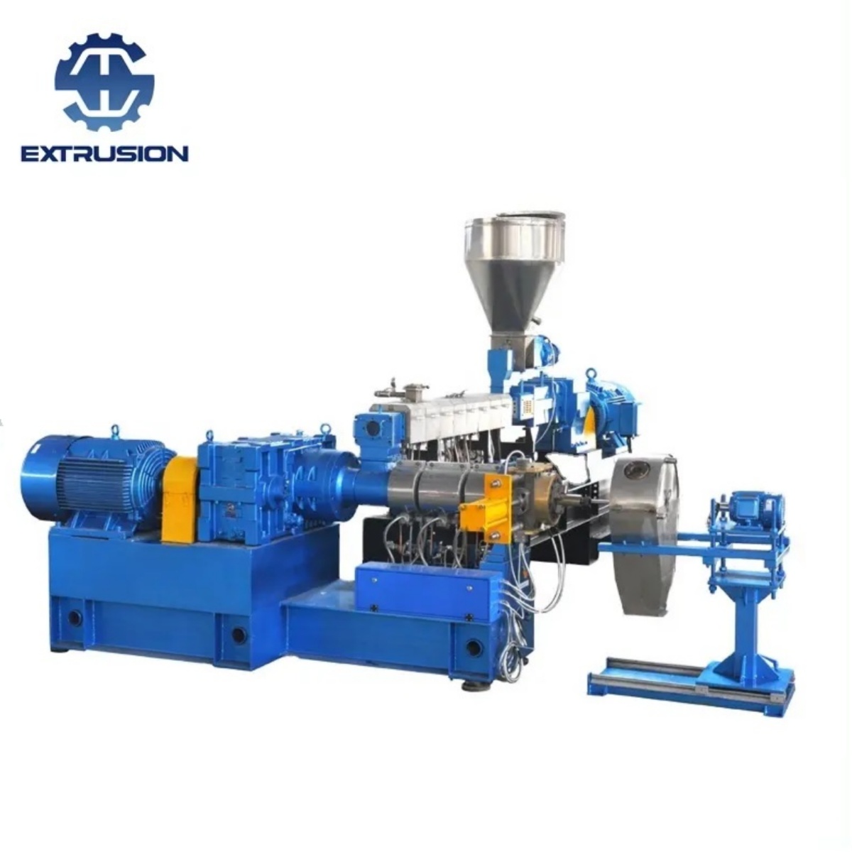 SP-52D/150 Two Stage Twin Screw Extruder and Single Screw Extruder with Water Ring Pelletizer