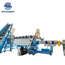 Two-Stage Single Screw Extruder for PVC Cable Recycling Pelletizing