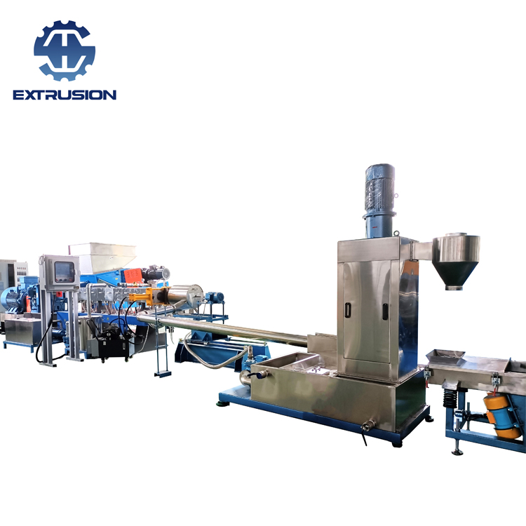 Plastic Extruder Water Ring Pelletizing Line