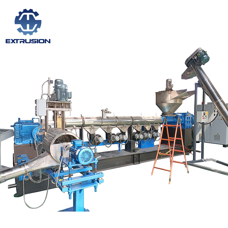 Cost-effective PP/PE film recycling granules making extruder machine