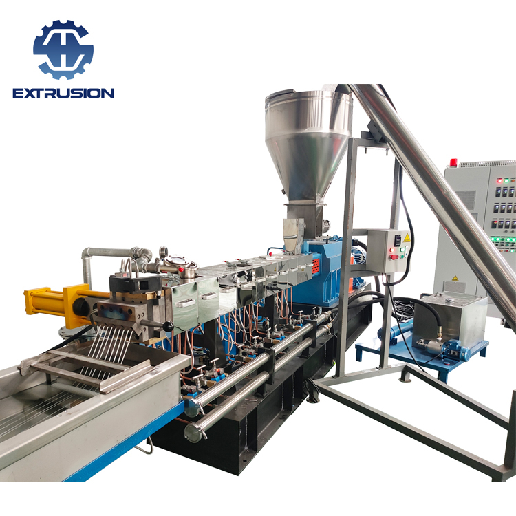 Non woven fabric masterbatch making Twin Screw Extruder