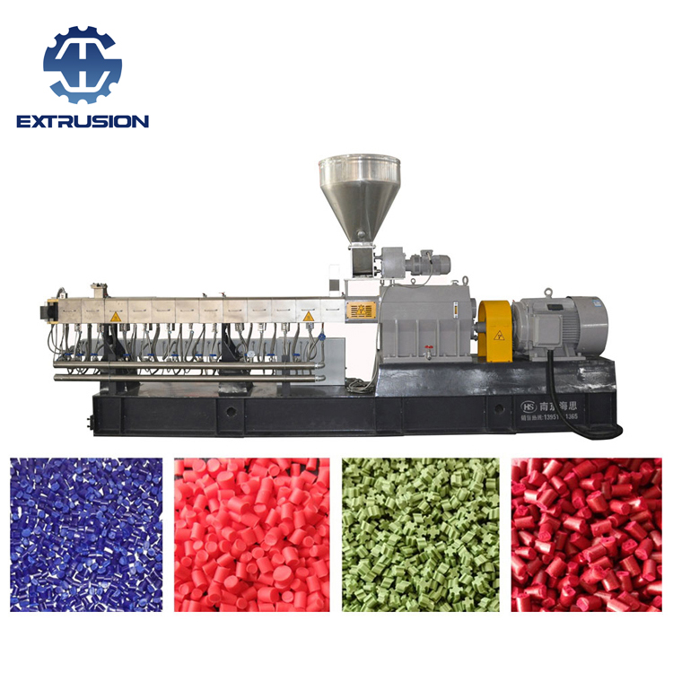 Non woven fabric masterbatch making Twin Screw Extruder