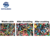 Two-Stage Single Screw Extruder for PVC Cable Recycling Pelletizing