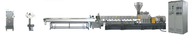 Strand pelletizing line