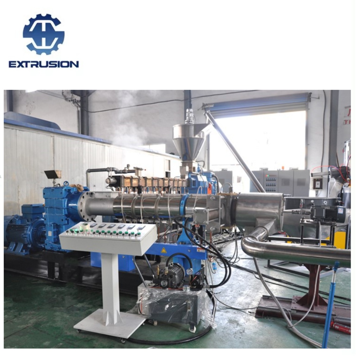 PVC Compound Twin Screw Extruder for Cable Cover/ PVC Recycle Extruder