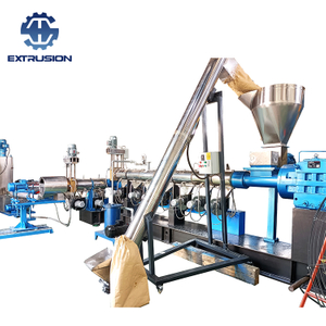 PP/PE Scrap Recycle Pelletizer Two Stage Single Screw Extruder