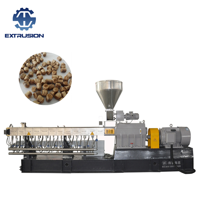 WPC Composite Materials Compounding Twin Screw Extrusion Machine