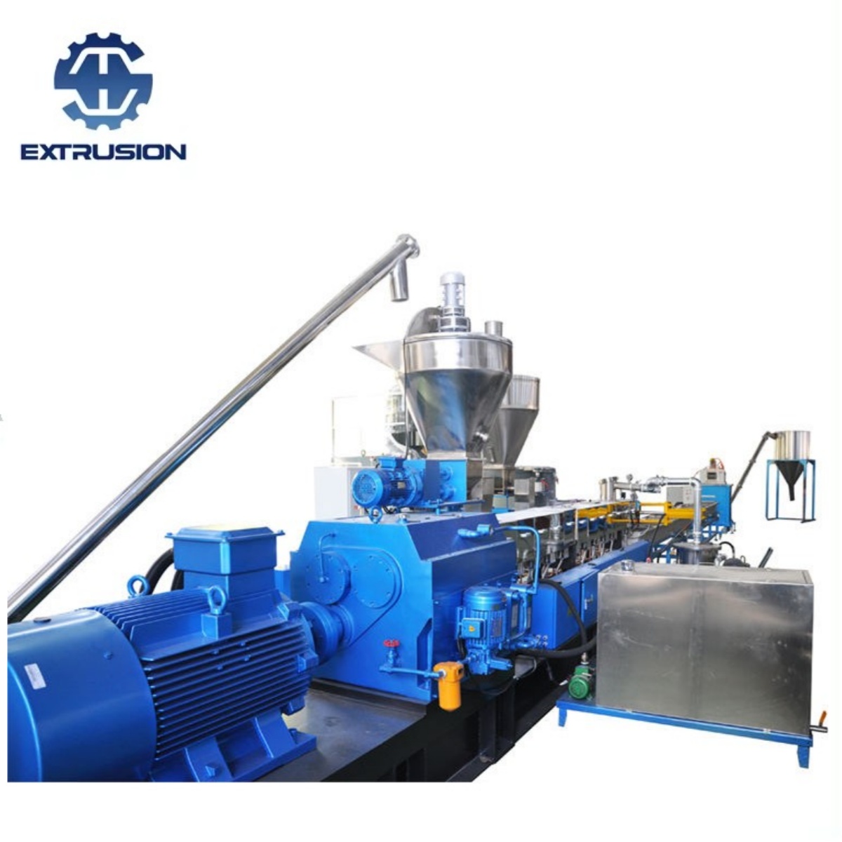 Polyvinyl Chloride / PVC Granules Extruder for Periwig Material