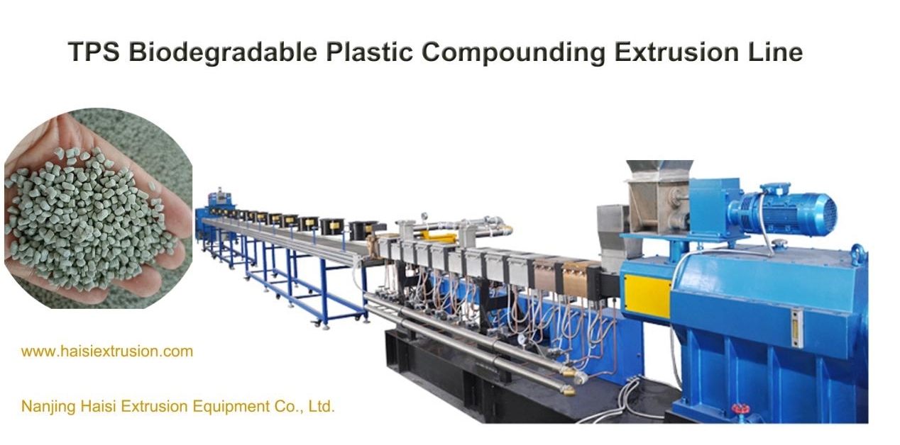 Biocompostable granules manufacturing machine