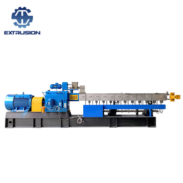 PET + 50% TiO2 High Filling Masterbatch Twin Screw Extruder Machine