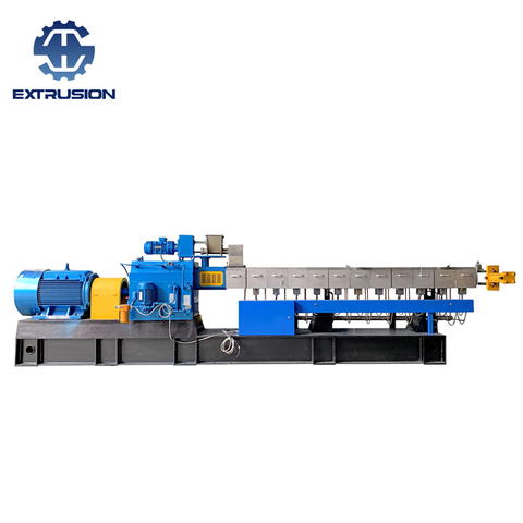 PET + 50% TiO2 High Filling Masterbatch Twin Screw Extruder Machine