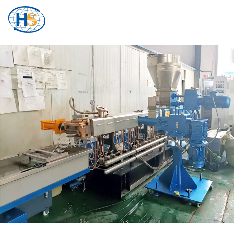 TSE-50B Twin Screw Extruder for PA/PE/PP+GF with Side Feeder