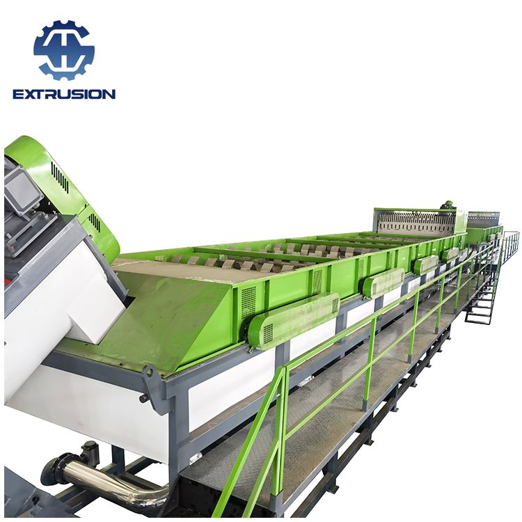 PP/PE/PET Waste Plastic Film/Flakes Recycling Line