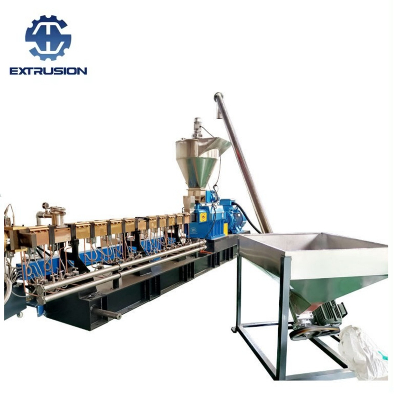 Twin Screw Extruder Masterbatch Machine for HDPE LLDPE LDPE Film