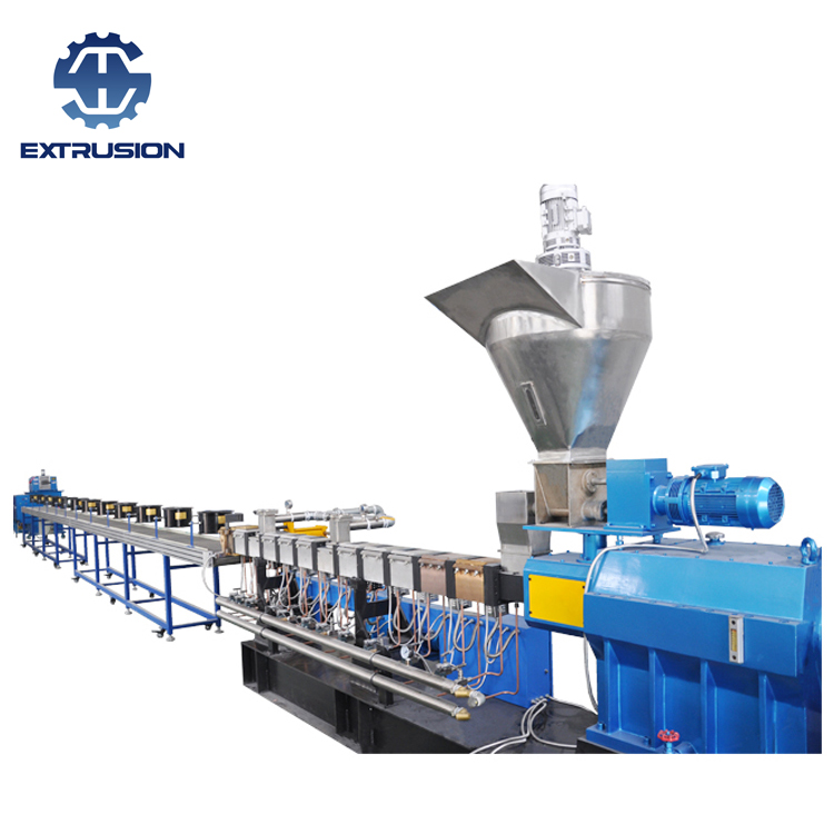 TSH-75 Degradable Pellet Making Twin Screw Extruder Machine 