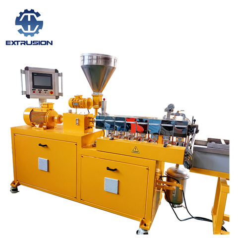 High Precision Laboratory Scale Extruder for Polymer Research And Pelletizing