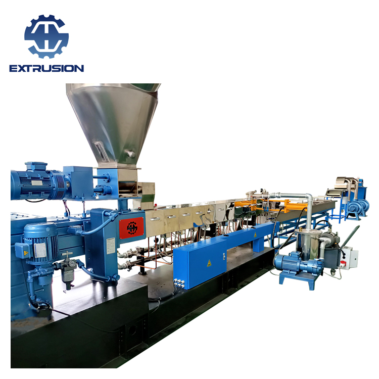 High Efficiency Twin Screw Masterbatch Extruder Line