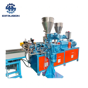 TSE 30 Lab Twin Screw Extruder Water Strand Pelletizing Line with Side Feeder