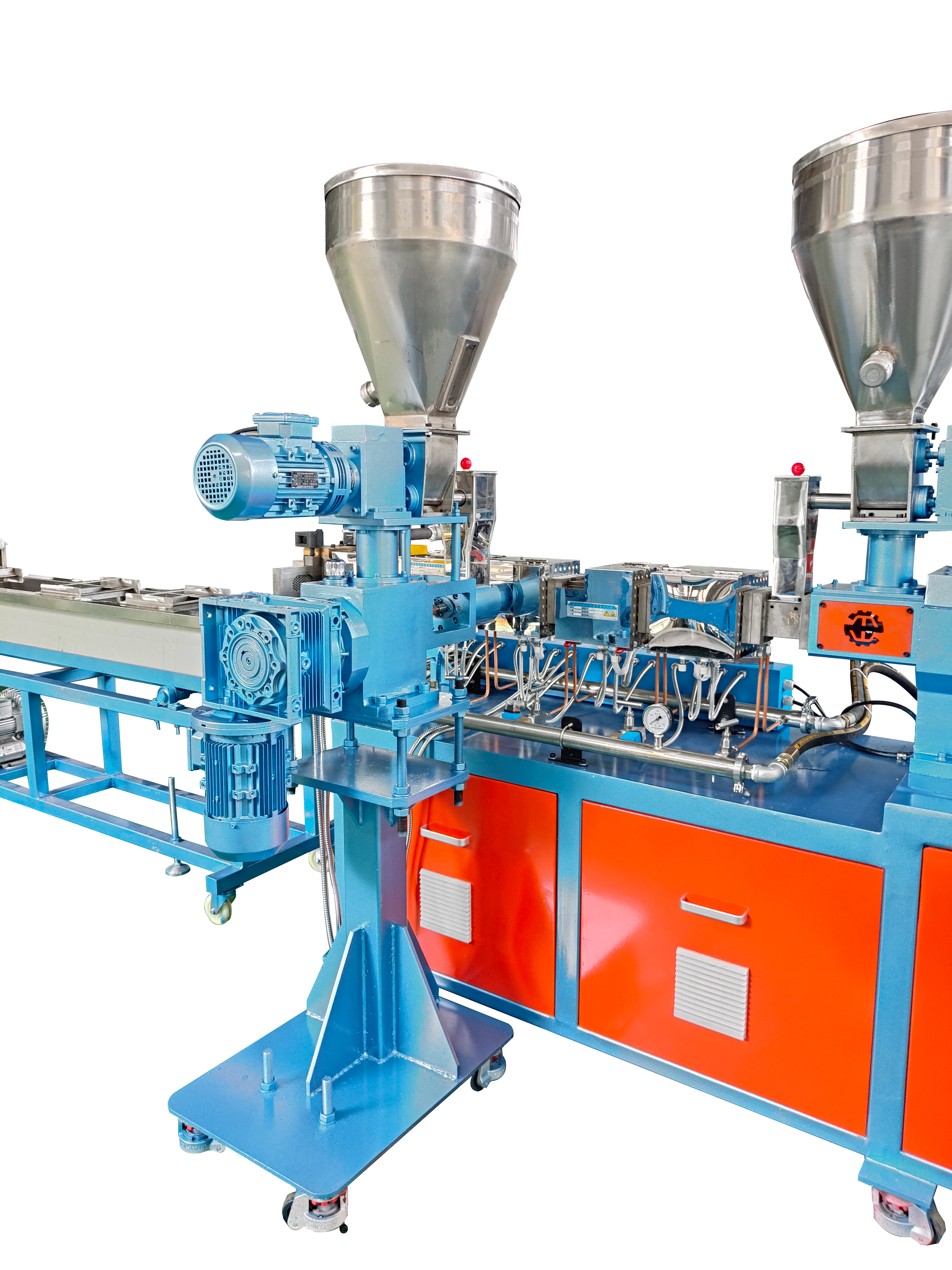 TSE 30 Lab Twin Screw Extruder Water Strand Pelletizing Line with Side Feeder