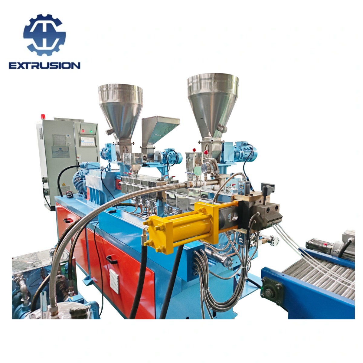 TSE 30 Lab And Teaching Twin Screw Extruder 1 To 30kg Output with Side Feeder