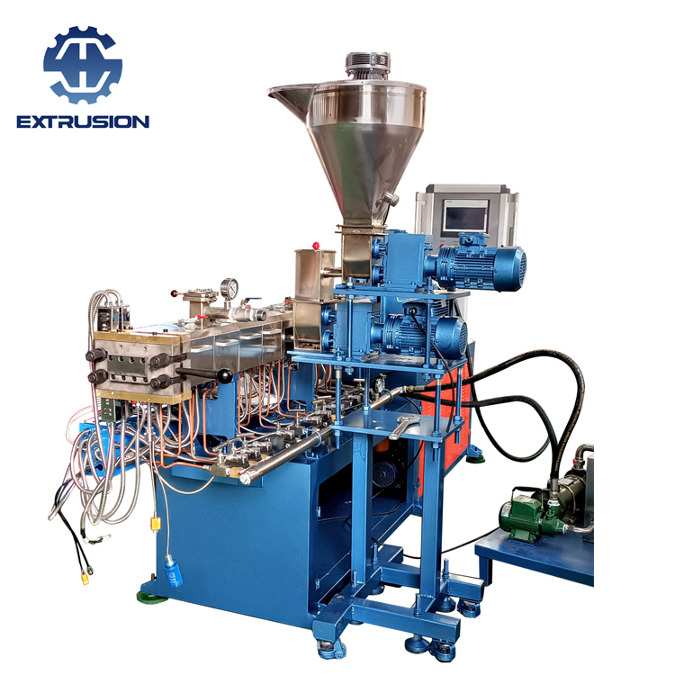 High Precision Laboratory Scale Extruder for Polymer Research And Pelletizing
